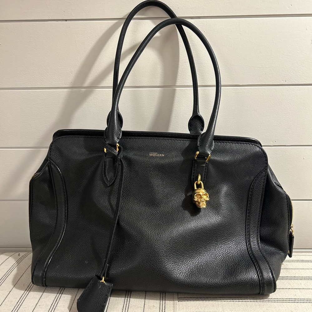Alexander McQueen Padlock Zip Around Bag
